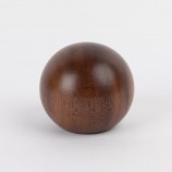 Knob style B 40mm walnut lacquered wooden knob